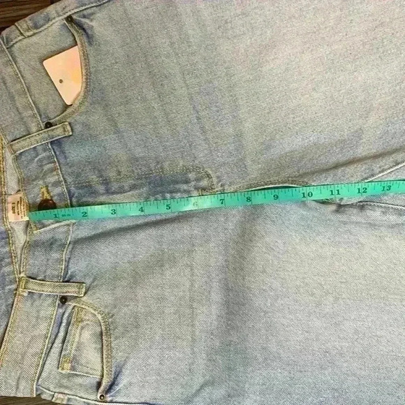 Fashion Nova Light Blue Wash Can’t You Relax Straight Leg Denim Jeans Size 3 - Picture 6 of 17